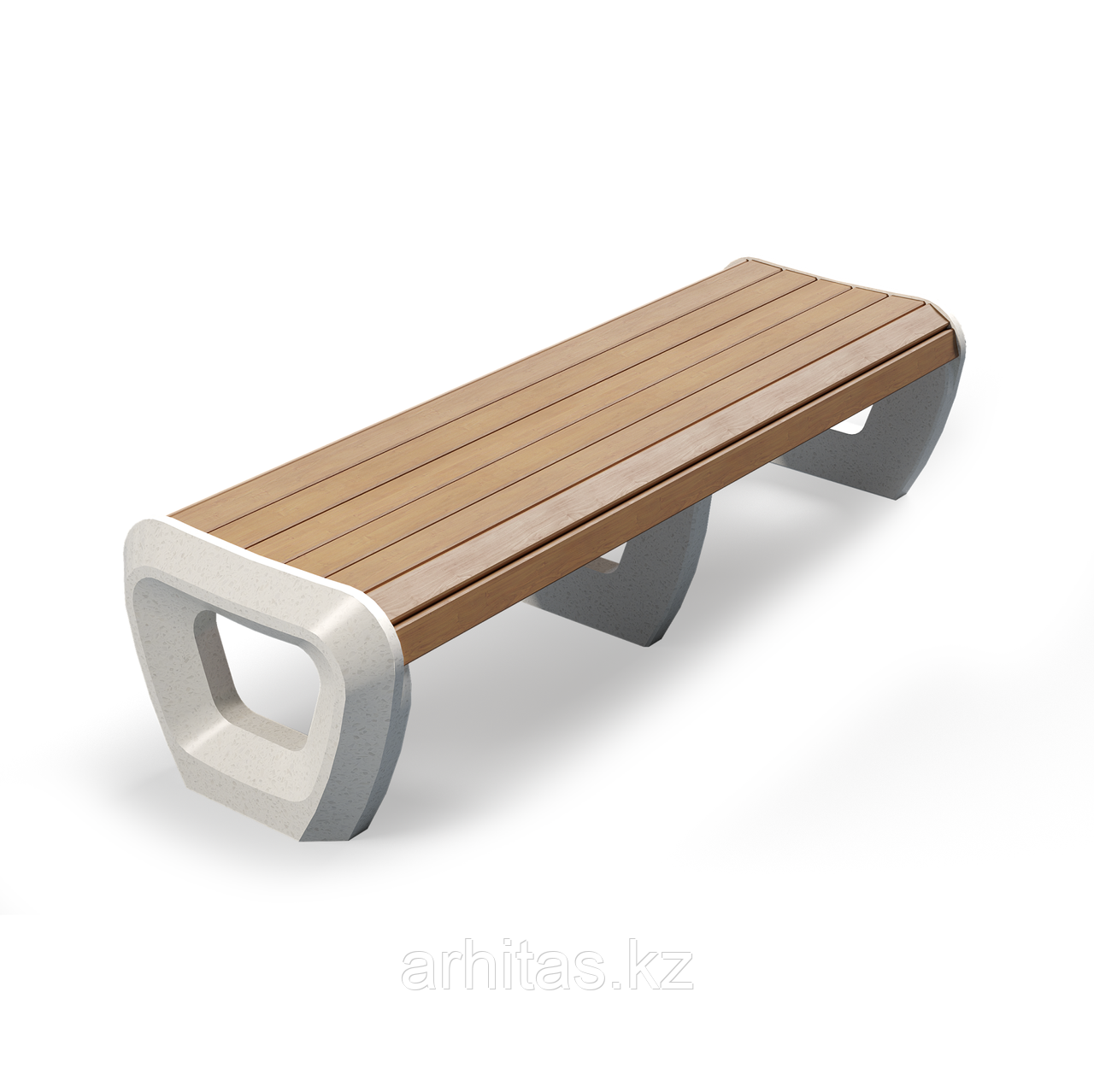 Скамья уличная из композитного мраморного камня Ar Nuvo V3