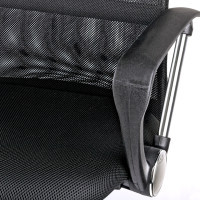 Кресло для руководителя Helmi HL-E16 "Content", ткань, сетка, экокожа, черное - фото 6 - id-p113806232