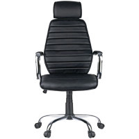 Кресло для руководителя Helmi HL-E05 "Event", экокожа, черное - фото 2 - id-p113806243