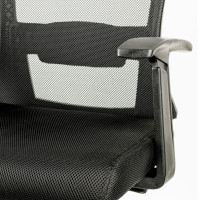 Кресло для руководителя Helmi HL-E31 "Ergo", ткань, сетка, черное - фото 6 - id-p113806350