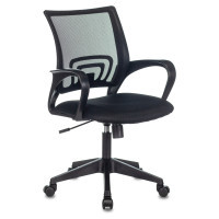 Кресло для персонала Helmi HL-M95 "Airy", ткань черная, сетка, пластик черный - фото 1 - id-p113806390