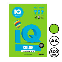 Бумага IQ Color Intensive, А4, 80 г/м2, 500 листов, ярко-зеленая - фото 1 - id-p113809308