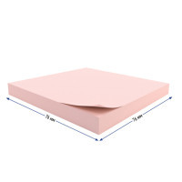Блок самоклеящийся 76*76 мм, Berlingo "Стандарт", розовый, 100 листов - фото 2 - id-p113806505
