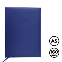 Ежедневник недатированный OfficeSpace "Ariane", А5, 160 л, балакрон, синий