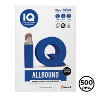Бумага IQ Allround, А4, 72 гр/м2, 500 листов в пачке - фото 1 - id-p113806606