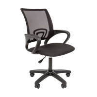 Кресло для персонала Helmi HL-M96 R, ткань, сетка, черное
