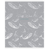 Тетрадь А5, 48 листов, Greenwich Line "Pretty whale", в клетку, на скрепке - фото 4 - id-p113809529