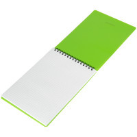 Блокнот OfficeSpace "Neon", А5, 60 листов, на гребне, в клетку, салатовая, пластиковая обложка - фото 5 - id-p113808079