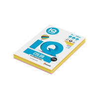 Бумага IQ Color Neon, А4, 80 г/м2, 200 листов, 4 цвета - фото 2 - id-p113808642