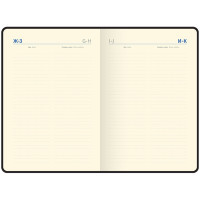 Ежедневник недатированный Berlingo "Instinct", A5, 136 л., кожзам, черный/мятный, с резинкой - фото 5 - id-p113808963