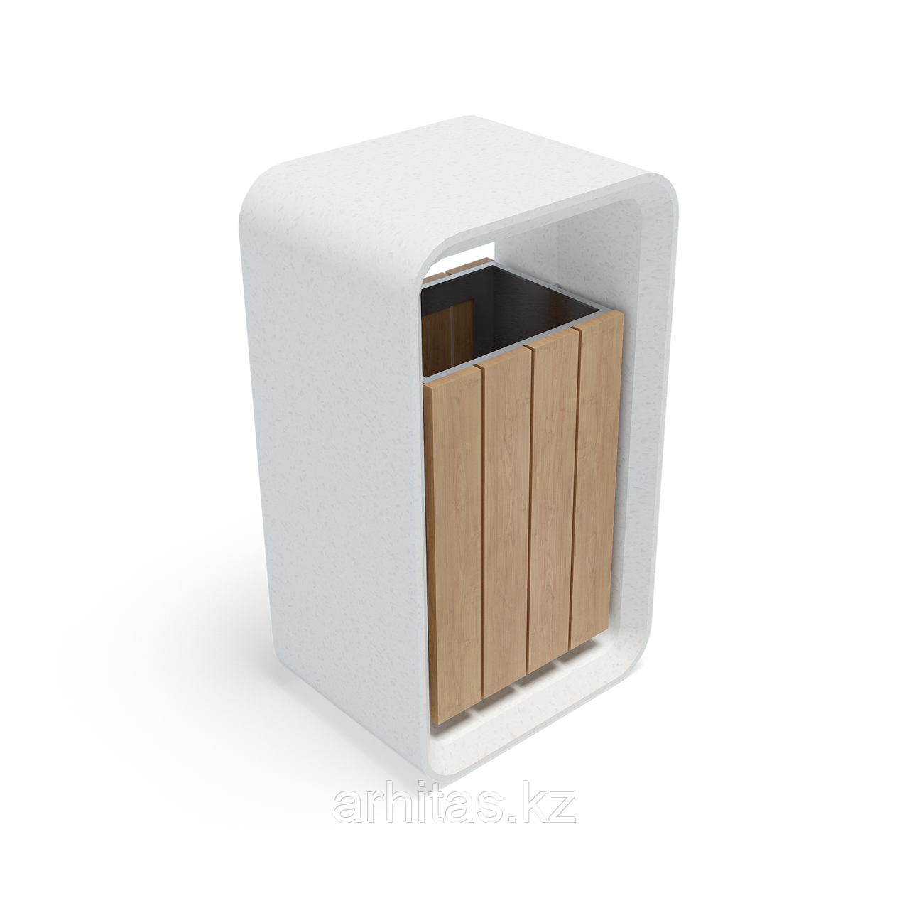 Урна уличная из композитного мраморного камня Ar Nuvo