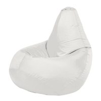 Кресло-мешок Белый, XL-Стандарт 130*95 см, оксфорд, съемный чехол