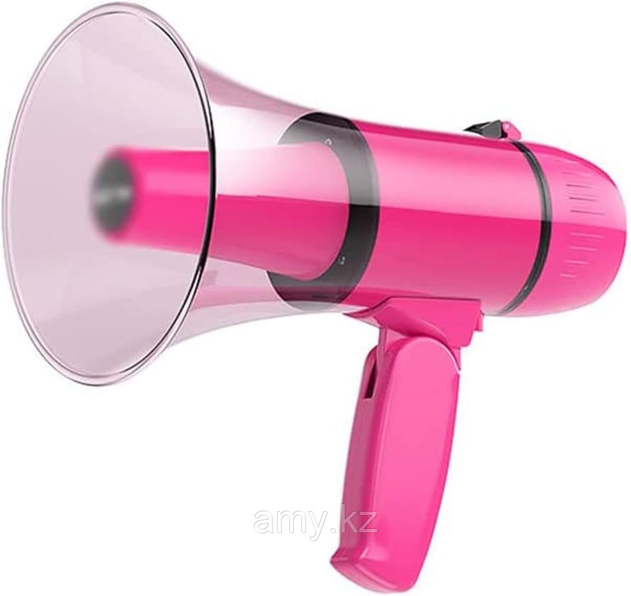 Громкоговоритель ручной Sast K5 pink рупор / мегафон - фото 1 - id-p113810787