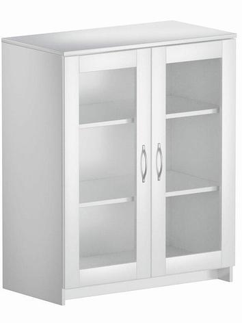 Шкаф с дверями Шведский Стандарт 78х41х94см, белая, фото 2