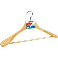 Вешалки для одежды OfficeClean, деревянные, анатомические, цвет сосна - фото 1 - id-p113808139
