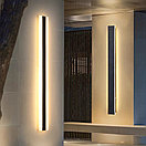 Светодиодный, уличный настенный светильник черный 100см, фото 3