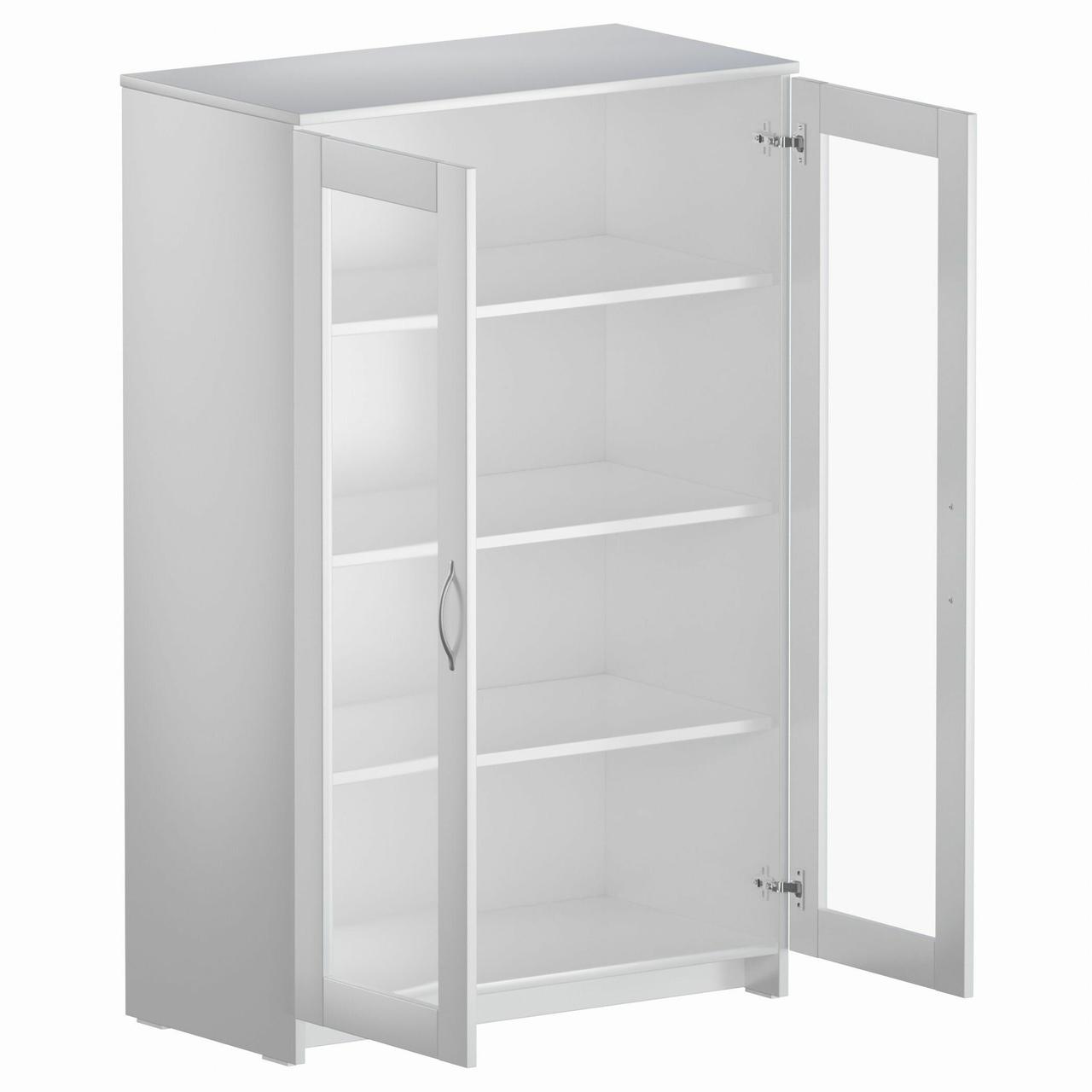 Шкаф с дверями Шведский Стандарт 78х41х123 см, белый - фото 5 - id-p113810875