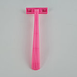 Женские одноразовые станки для бритья "Good Max 2", два лезвия, со смазкой, фото 6