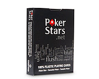 "Pokerstars" карталары қара, 54 пластик