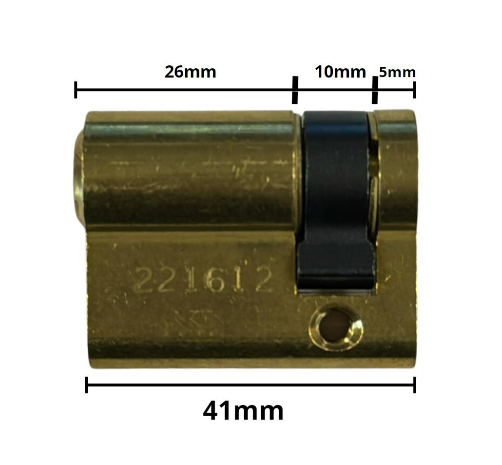 Цилиндровый механизм (Сердцевина) KALE 164 GNC 41mm=(26+10+5) - фото 2 - id-p113811525