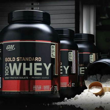 Протеин 100% Whey Gold Standard, 2260/2270 g, Optimum Nutrition Молочный шоколад, фото 1