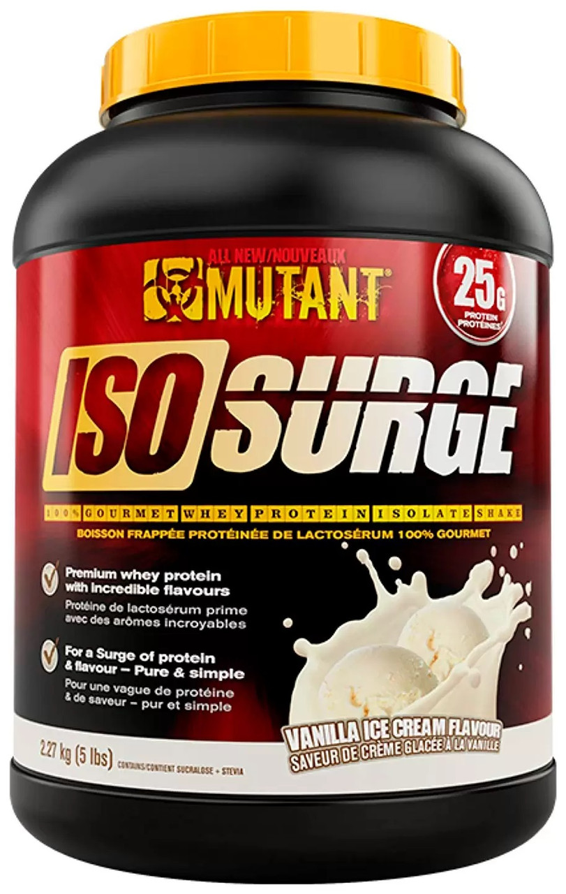 Протеин ISO Surge, 2270 g, Mutant Vanilla ice cream - фото 1 - id-p113810282