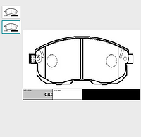 Тормозные колодки YOTO G-011(MD 1110M(REMSA 293.00)