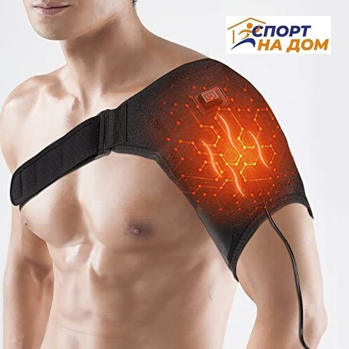 Фиксатор плечевого сустава согревающий "Shoulder brace" BLACK