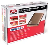 Коробка для 2,5" жестких дисков Agestar 3UB2A16-GD, Золотой ,External Case SATA to USB 3.0, фото 2