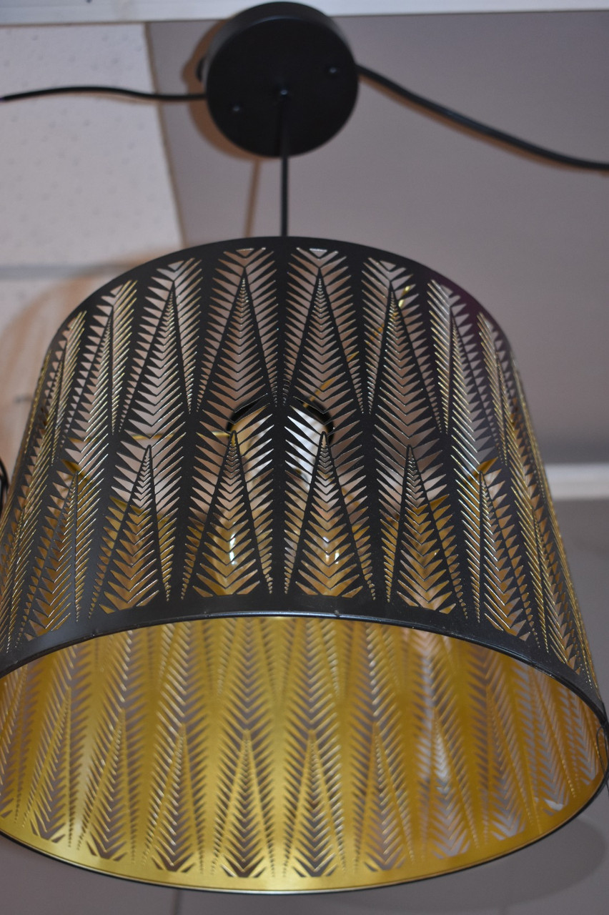 Люстры 9142-1 BLASK+GOLD IRON E27 D350 H1200