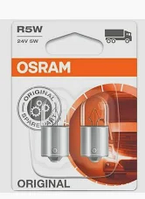 Қыздыру шамы Osram Original Line 5627, R5W 24V 5W, BA15s