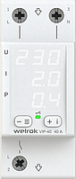Welrok VIP-40 Многофункциональное реле с контролем напряжения, тока и мощности, 40А