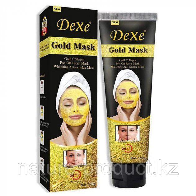 Золотая маска пленка для лица Dexe Gold Mask, 120гр