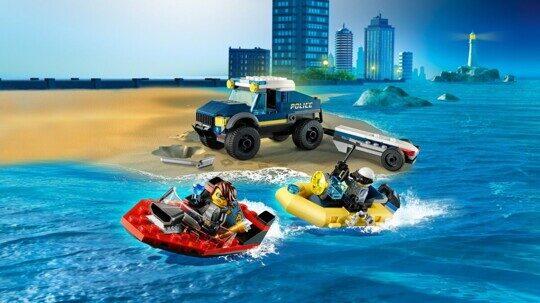 Конструктор 11618 178 pcs. "Полицейская лодка". Подарок детям., фото 1