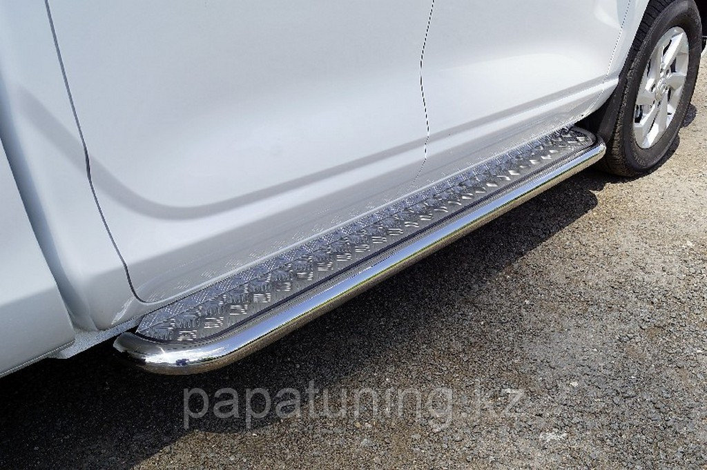 Пороги с площадкой 60,3 мм ТСС для Changan Hunter Plus 2023-, фото 1