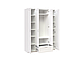 СИРИУС шкаф комбинированный 4 двери и 1 ящик белый, фото 2