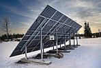 Как работает солнечная панель зимой