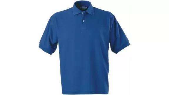Рубашка-поло "Boston" 100% хлопок. Синий  M