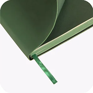 Блокнот NIKA soft touch Тёмно-зелёный