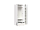 СИРИУС шкаф комбинированный 3 двери и 1 ящик белый, фото 2
