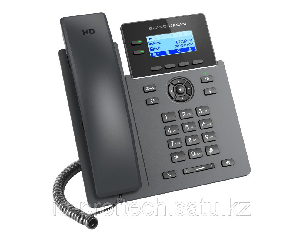 Grandstream GRP2602w, Carrier-Grade IP Phones, 2 lines, 4 SIP accounts, Dual 10-100 Mbsps Ethernet ports, HD