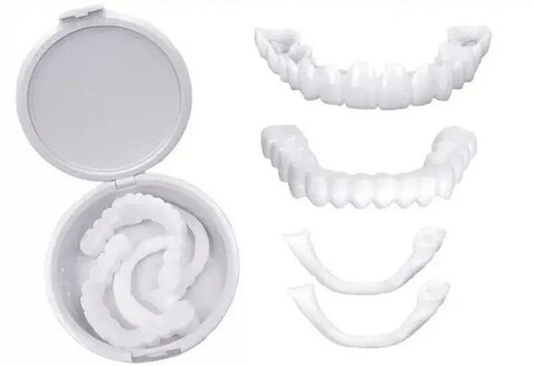 Виниры накладные на верхний и нижний ряд зубов Snap-on Smile X2 - фото 5 - id-p113821661