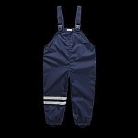 Непромокаемый полукомбинезон (штаны) для мальчиков и девочек на рост 110 см