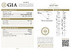 Сертификат GIA, 750 проба, б/з 0,59Ct VS1/H  размер 17, Золотое кольцо с бриллиантом, огранка Принцесса, фото 2