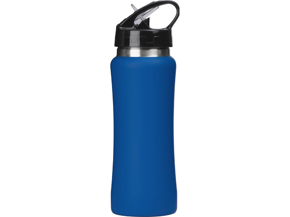 Бутылка для воды Bottle C1, сталь, soft touch, 600 мл, синий - фото 5 - id-p113823461
