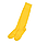 Футбольные гетры длинные желтые 64 см, фото 4