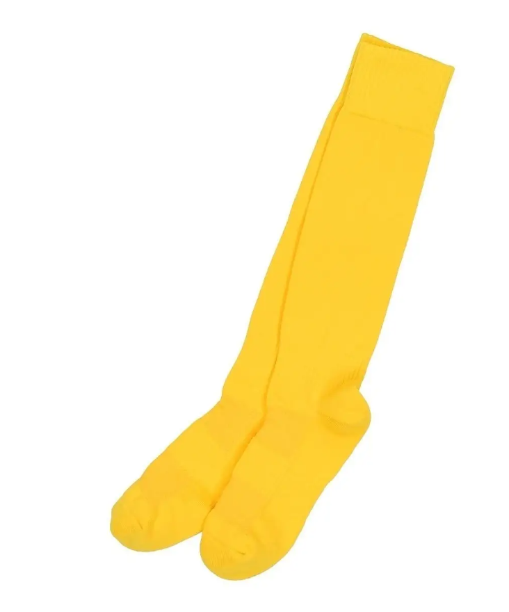 Футбольные гетры длинные желтые 64 см - фото 4 - id-p113824612