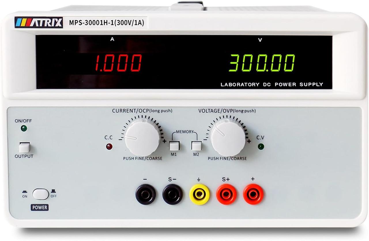 MATRIX MPS-30001H-1 Одноканальный регулируемый источник постоянного напряжения (300 В, 1 А)