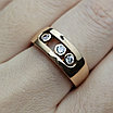 Золотое кольцо 585 проба к/з 4,16гр размер 18 фианиты, фото 8
