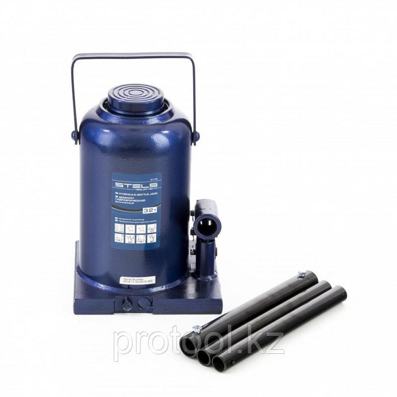 Домкрат гидравлический бутылочный, 32 т, h подъема 260-420 мм// Stels - фото 1 - id-p113824952